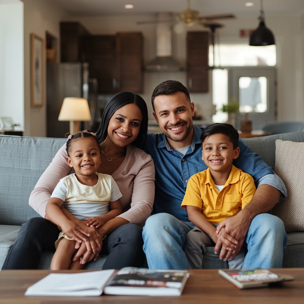 Happy Cypress Hills Brooklyn family protected by trusted pest control services