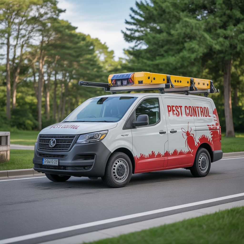 Cypress Hills trusted pest control van providing same-day service in Brooklyn NY